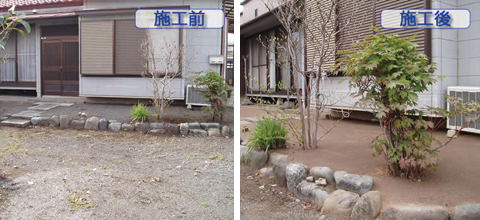庭の雑草